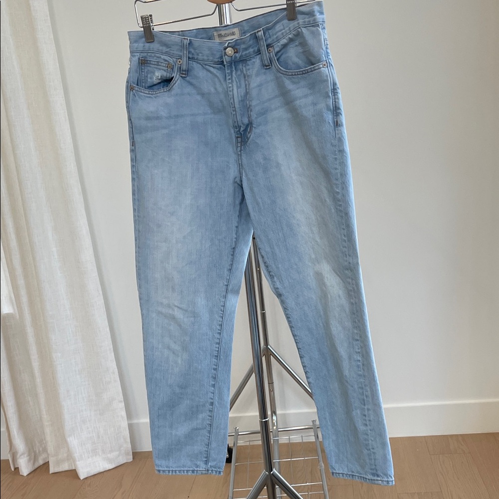 Madewell Women's Straight Leg Jeans in Light Blue